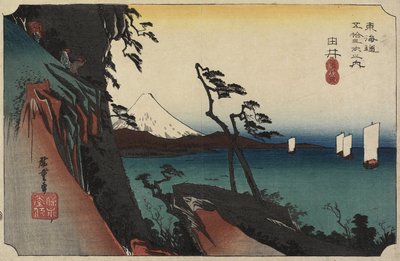 Vista de Arai, c. 1830-1844 de Utagawa Kunisada